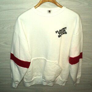 Bucks Cigarettes Flaunt Your Bucks Sweatshirt Mens XL Vintage Made in USA Defect